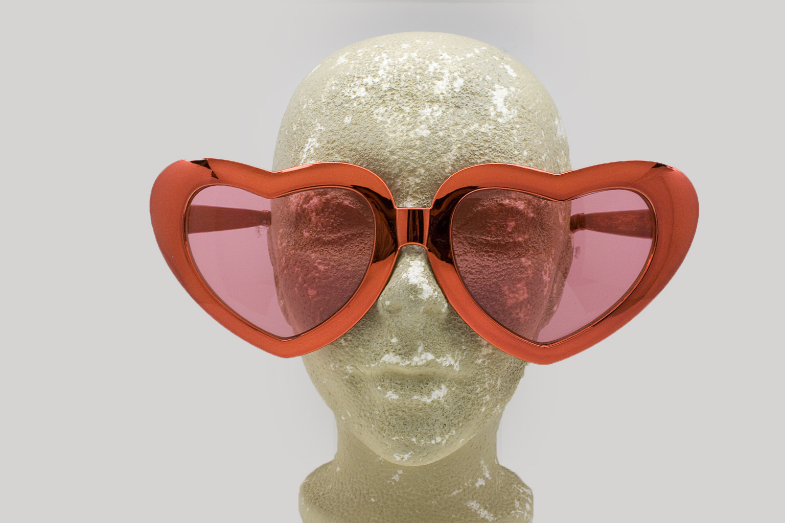 Huge Heart Sunglasses (Red)