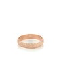 Rose Gold Sparkly Band Ring Carolina Bucci