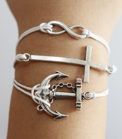 anchor, cross, infinity/kar...