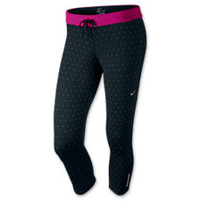 Women's Nike Relay Print Crop Running Tights