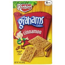 Keebler Cinnamon Graham Crackers, 14-Ounce Boxes (Pack of 6)