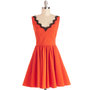 Orange You Vibrant Dress | Mod Retro Vintage Dresses | ModCloth.com