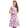 FLORAL WATERCOLOUR PRINT 50S DRESS