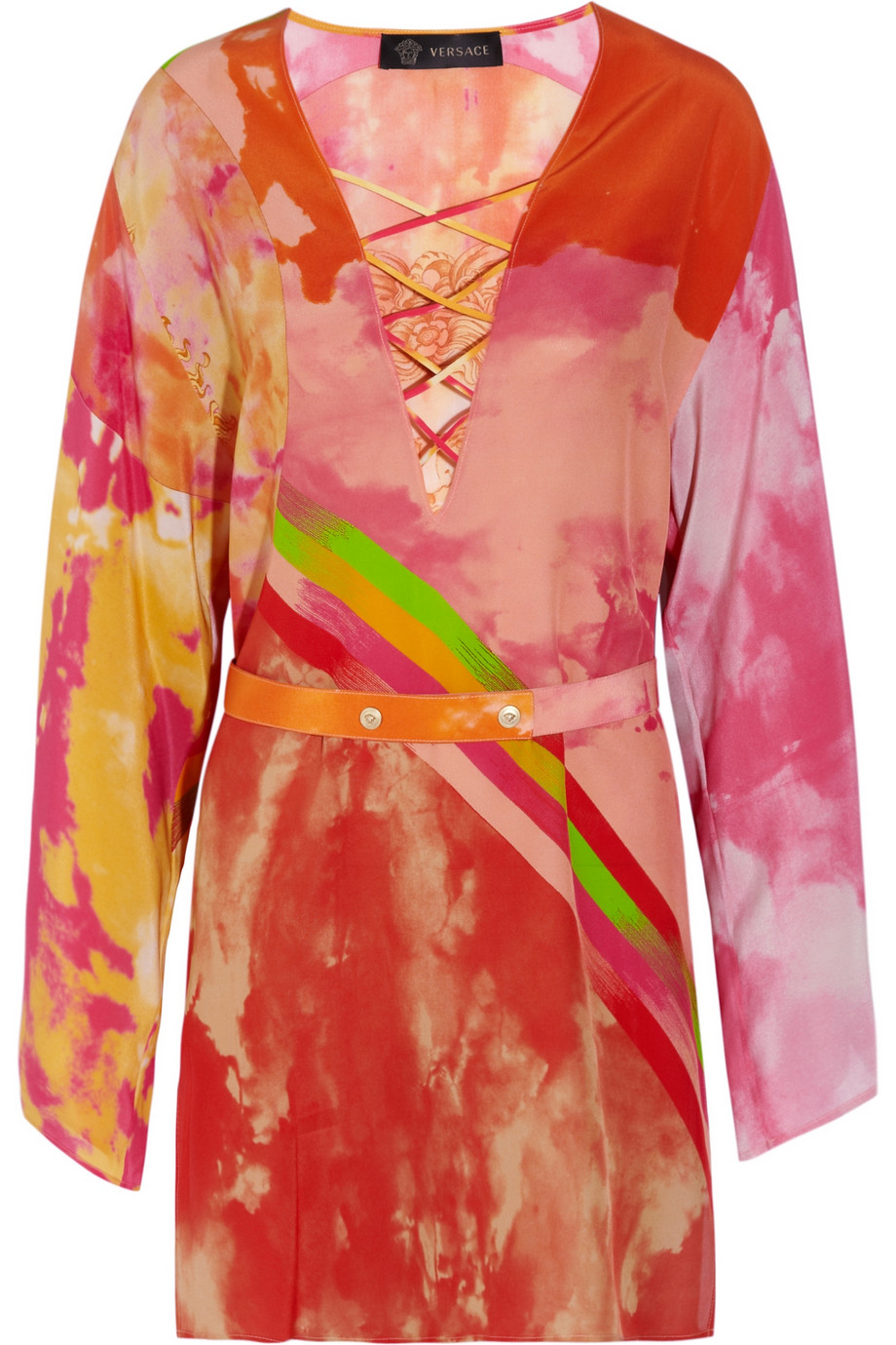 Versace Printed silk mini d...