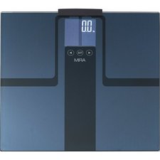 MIRA Digital Body Fat Scale; Body Fat Analyzer with 8 User Auto Recognition ; Max 400 Lb. Capacity (Blue)