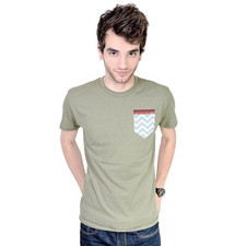 Pocket Tee - Aged Army