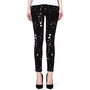SANDRO Peinture splatter paint jeans (Black