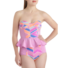Get Your Flutter Kicks One Piece | Mod Retro Vintage Bathing Suits | ModCloth.com