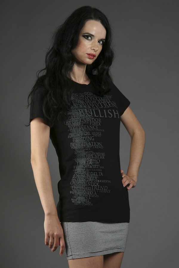 Black WOMEN'S JERSEY TEE