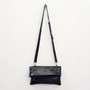 Sseko Designs - Grey Shirbori Leather Crossbody Bag