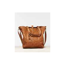 Vachetta Brown AEO Faux Leather Tote Bag