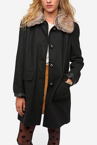 Pins and Needles Faux Fur C...