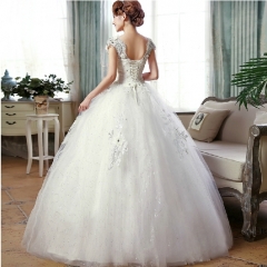 Sweet Heart V-Neck Ball Gown