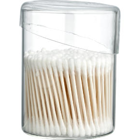 glass canister in bath acce...