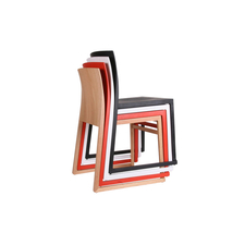 Hanna Sled Chair: Painted Finish