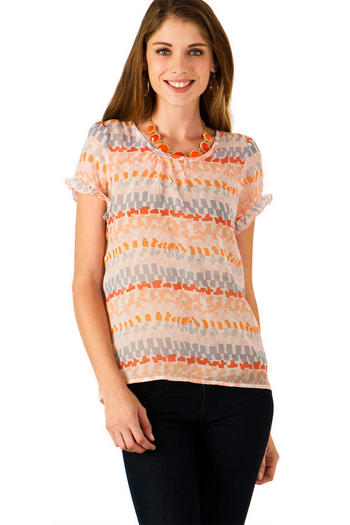 Nantucket Chiffon Blouse