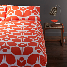 Wallflower Duvet Twin Tomato