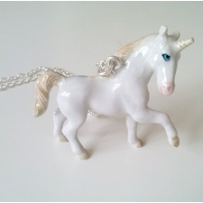 Porcelain Unicorn Necklace