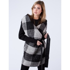 Plaid Knit Jacket by God Save LA - ShopKi$tson.com