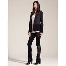 Twenty Tees Ponte Color Blocked Blazer