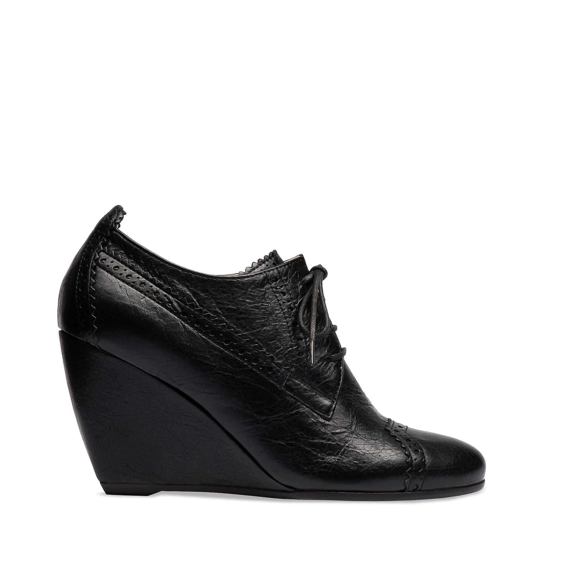 Black Balenciaga Brogues Ri...