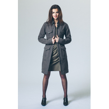 Prairie Underground - Brevet Coat in Army Twill