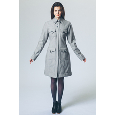 Prairie Underground - Brevet Coat in Silver Twill