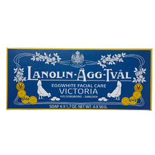 Victoria - Swedish Eggwhite Soap - Box of 6 Bars