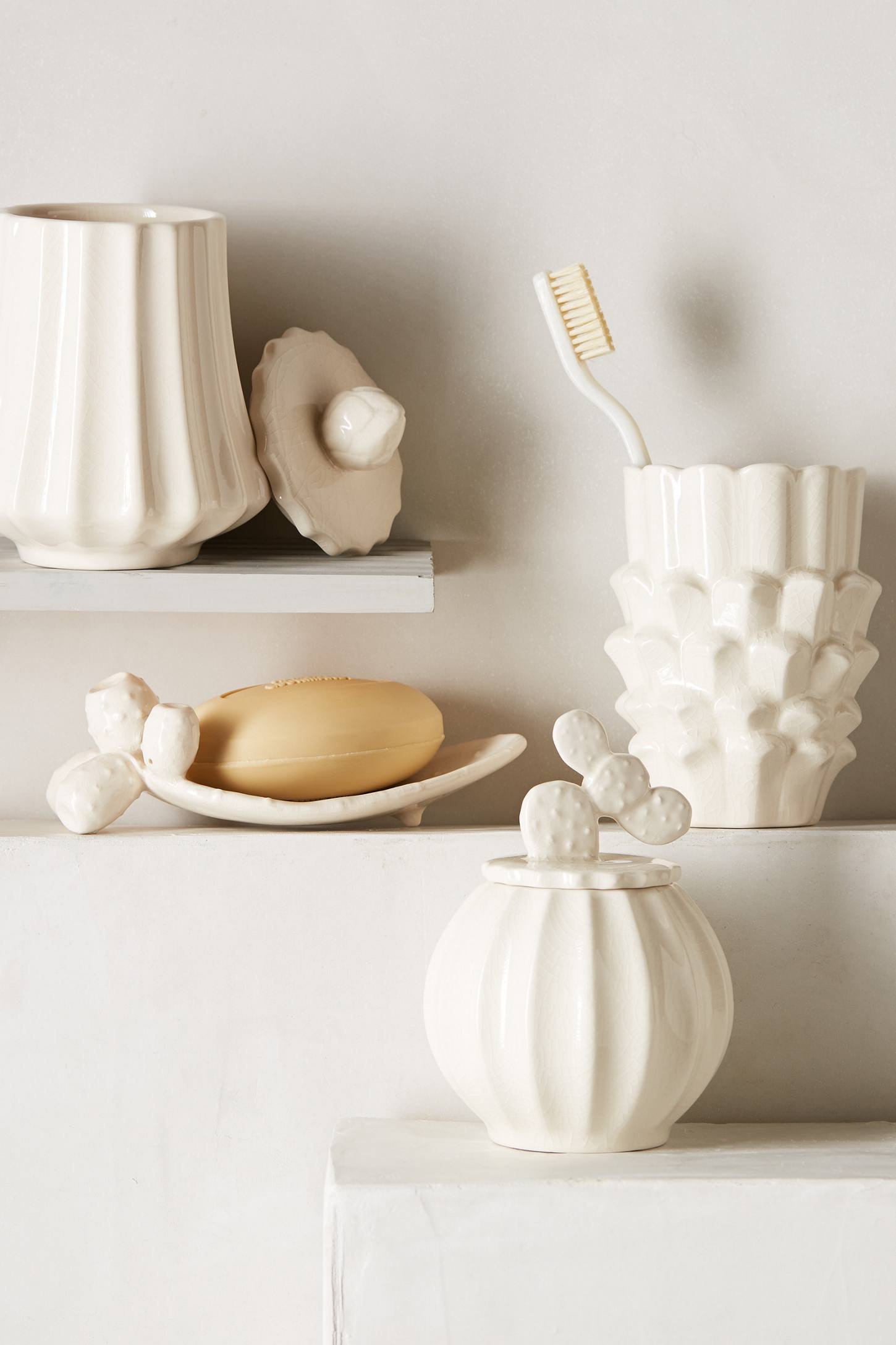 Sculpted Cactus Bath Collec...