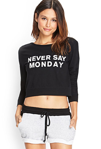Never Say Monday PJ Top | F...