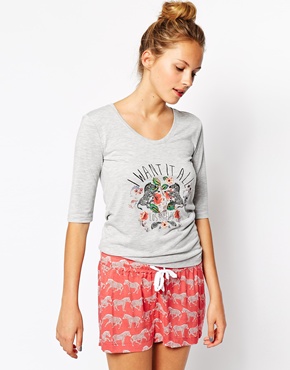 Chelsea Peers Zebra Print T...