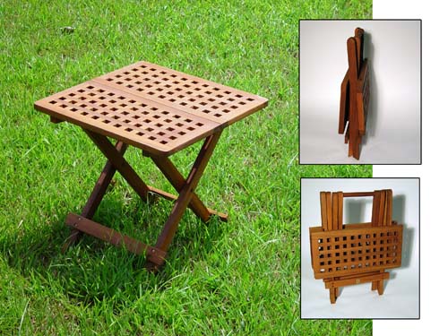Folding Chess Table - Woode...