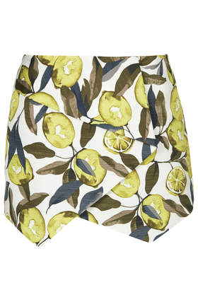 Lemon Print Skort