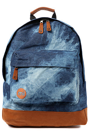 The Denim Dye Backpack in Blue