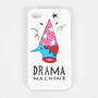 Rockwell Drama Machine iPhone Case, White