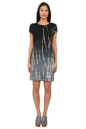 The Keyhole Mini Dress in B...