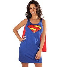 Superheroine Caped Sleep Tanks