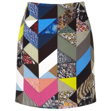 Quilt Print Dixon Skirt | Preen by Thornton Bregazzi | Avenue32
