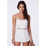 Rebecka Strappy Lace Romper - Missguided