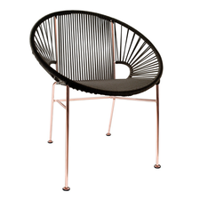 Concha Chair Black Copper