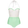 Box Pleat Swimsuit