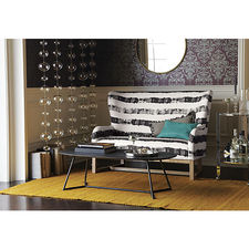 suitor graphite stripe loveseat