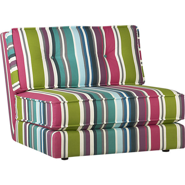 botao stripe armless sectio...