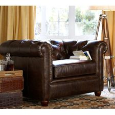 Chesterfield Leather Armchair | Pottery Barn