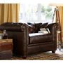 Chesterfield Leather Armchair | Pottery Barn