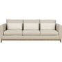 Taraval 3-Seat Sofa with Oak Base