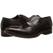Alexander McQueen Gable Laced Up Brogue w/ Red Sole Brown - Zappos.com 