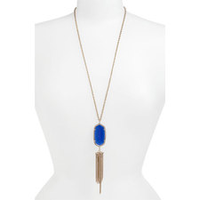 Kendra Scott 'Rayne' Stone Tassel Pendant Necklace | Nordstrom