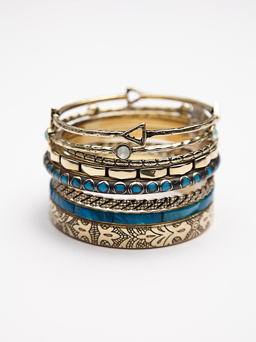 Free People Shapes Midi Rings