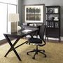 Spotlight Ebony 58" Desk in Desks | Crate and Barrel